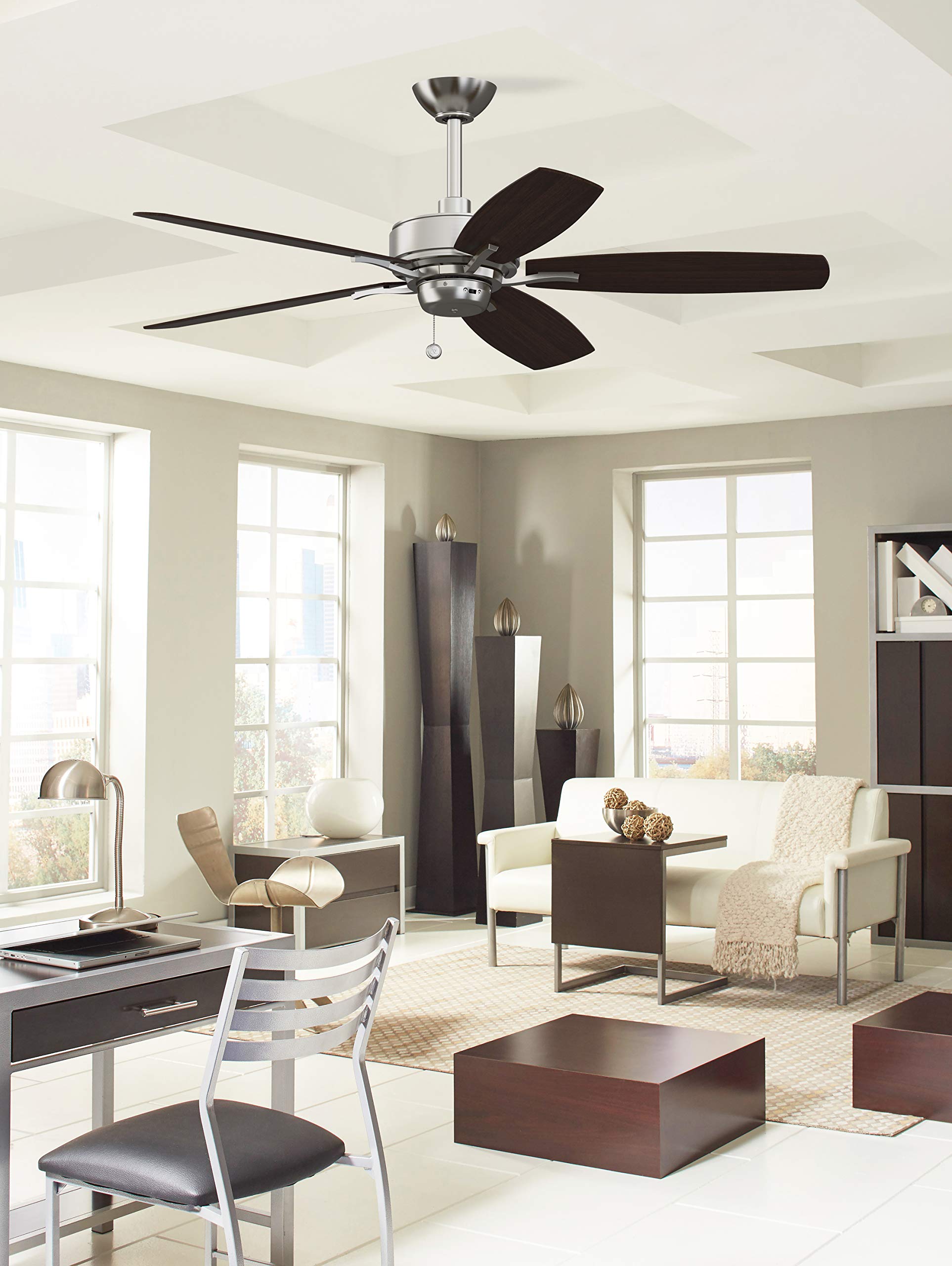 Fanimation Aire Deluxe 52 inch Indoor Ceiling Fan (Brushed Nickel) - Image 4