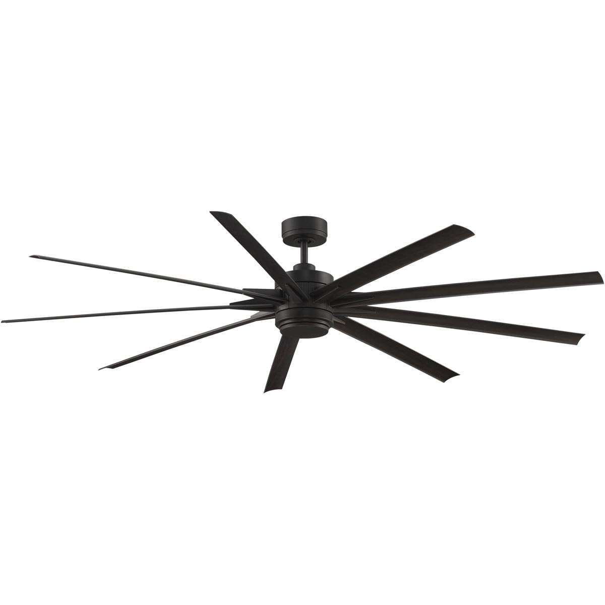 Fanimation Odyn 84 inch Indoor/Outdoor Ceiling Fan with LED CCT Select Light Kit - Dark Bronze with Dark Walnut Blades - Image 3